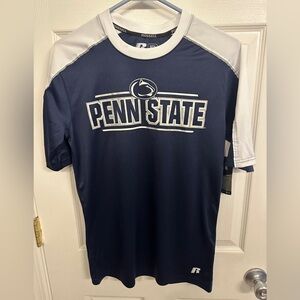 NWT Russell Athletic Penn State Navy and White Men's Shirt Size Small